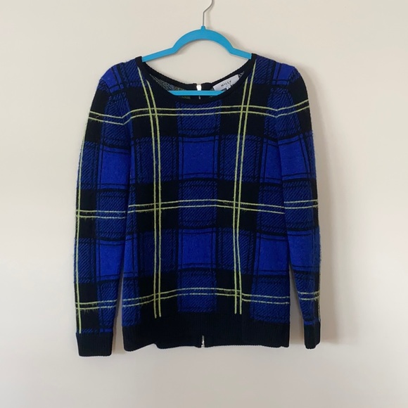 Milly Jacquard Sweater Wool/Mohair Blend - Picture 3 of 6